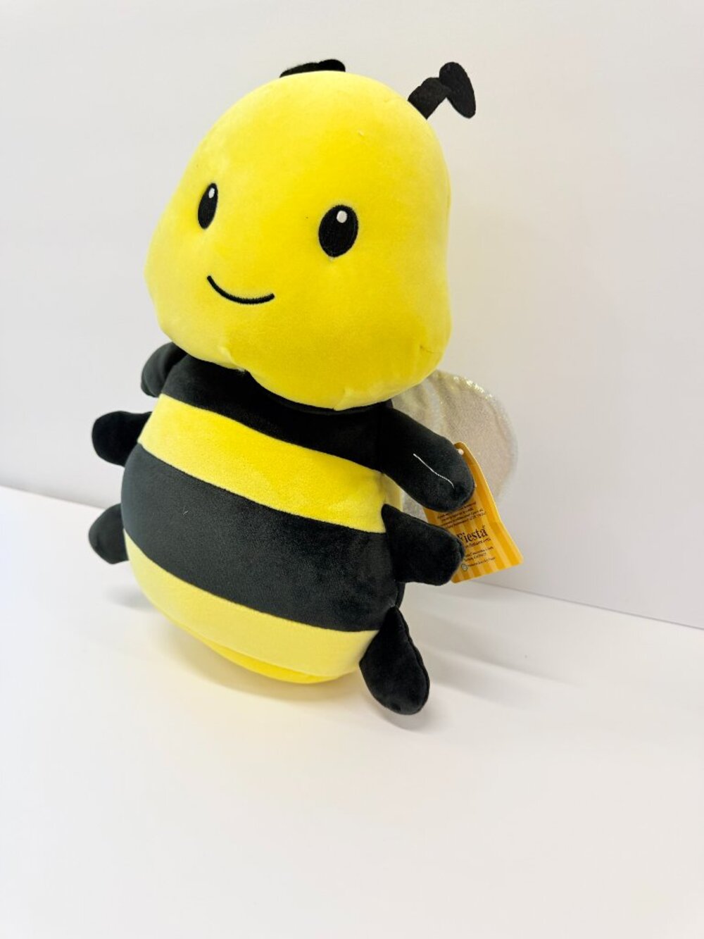 Fiesta Plush Lil Huggy Bumblebee Stuffed Animal Toy Glitter Wings New